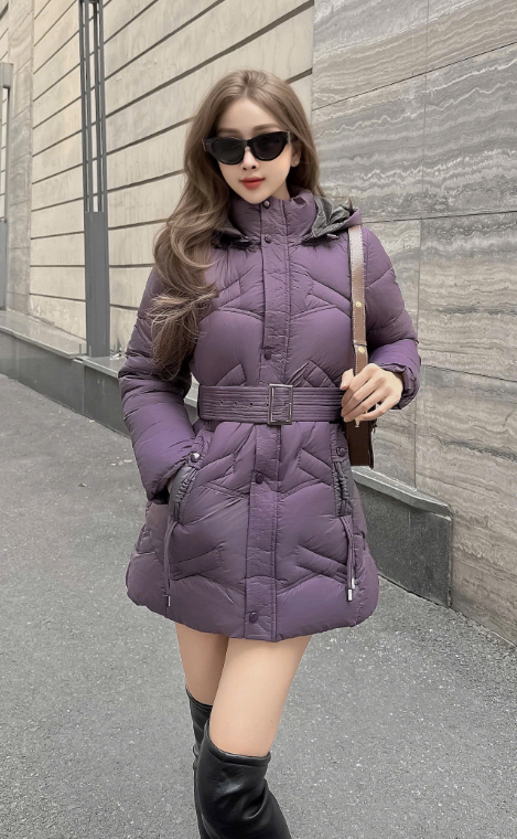 G9376 Áo Phao Nữ Dáng Dài Siêu Nhẹ Dày Ấm Thời Trang