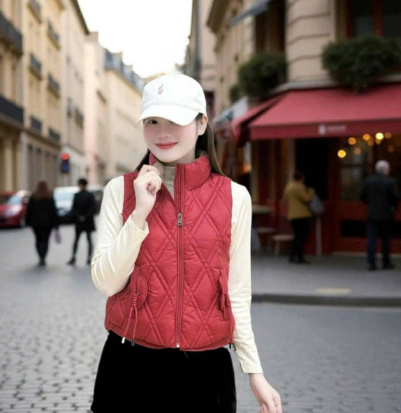 Áo Khoác Phao Gile Nữ Siêu Nhẹ G9303