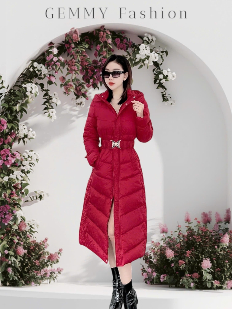 G9277 Áo Phao Nữ Dáng Dài Siêu Nhẹ Dày Ấm Thời Trang