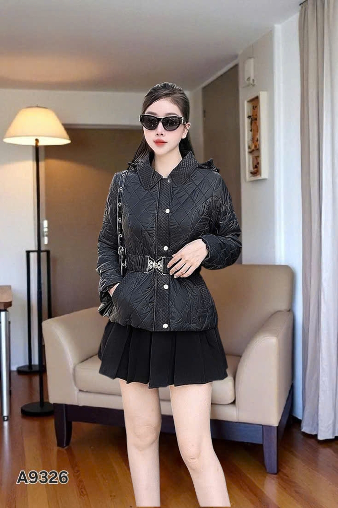 G9326 Áo Khoác Phao Nữ Siêu Nhẹ Dày Ấm Thời Trang