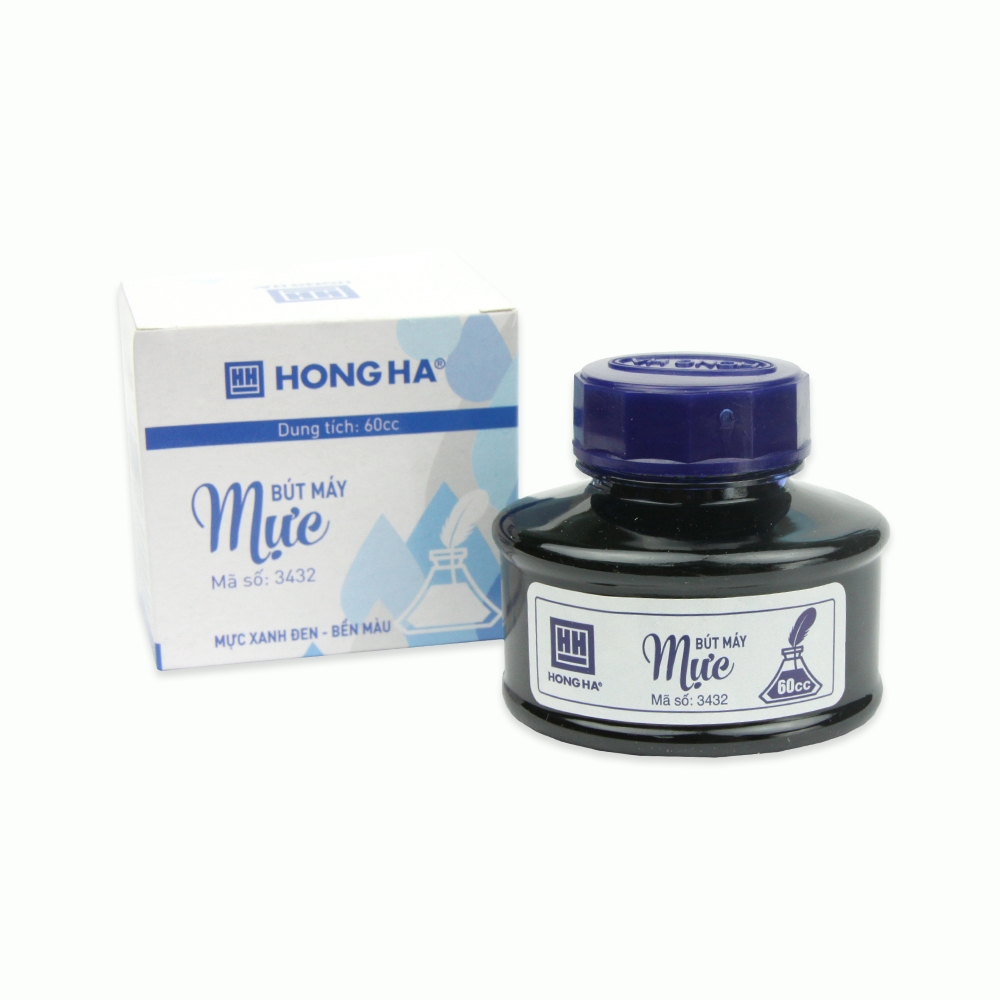 Mực lọ Hồng Hà 60 cc 3432 màu xanh