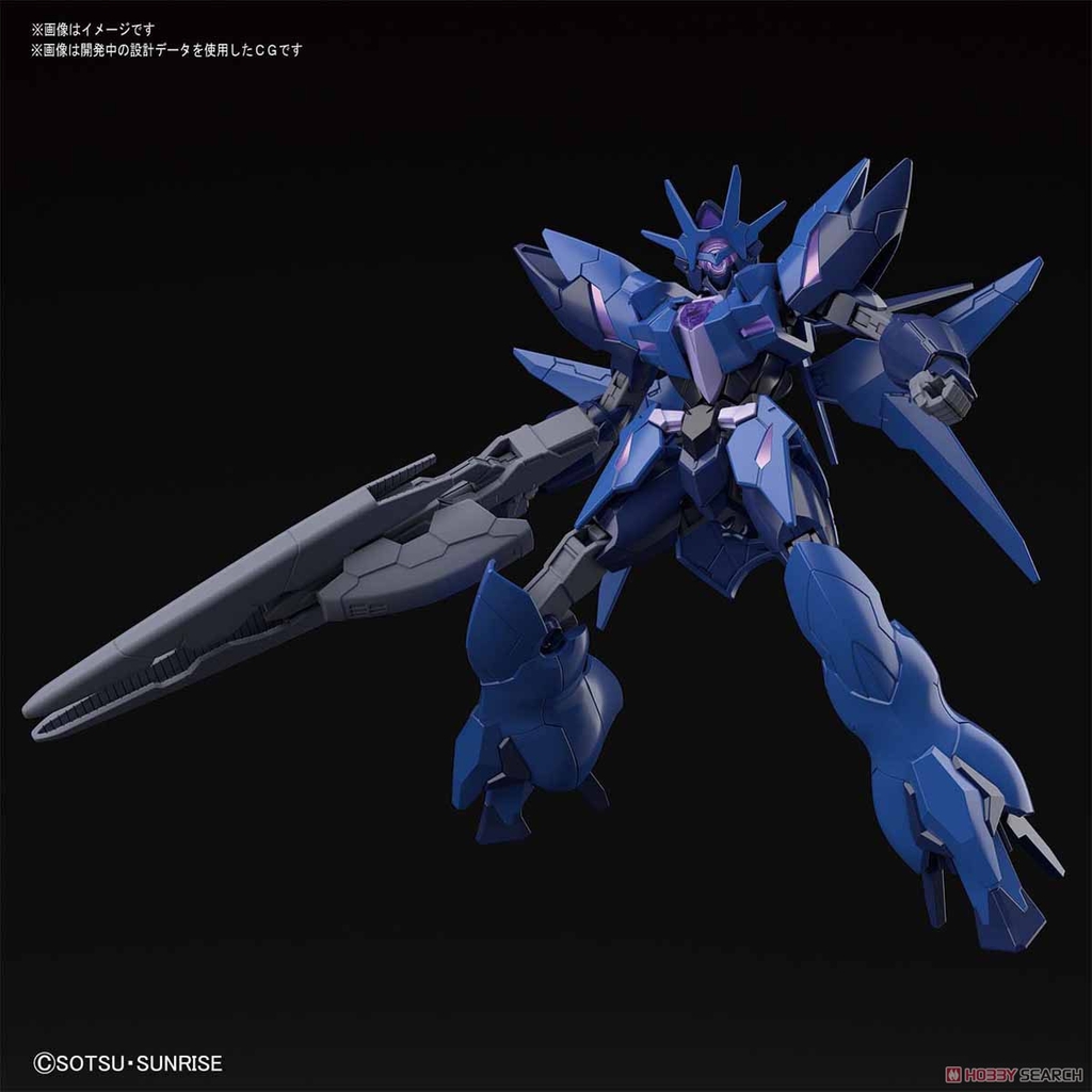 Bandai Spirits HG 1/144 Earthree Gundam – Modelbouwset Uit Build Divers Re:Rise, Snapfit, Geen Lijm Nodig