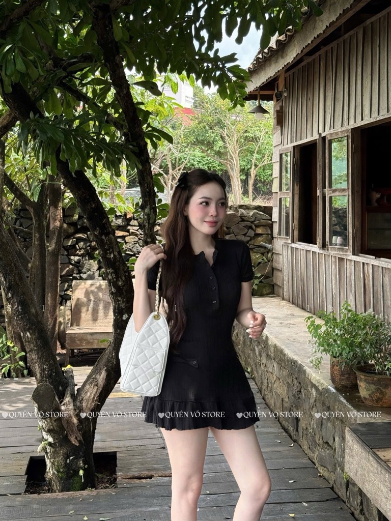 Đầm len tăm bèo - 8569