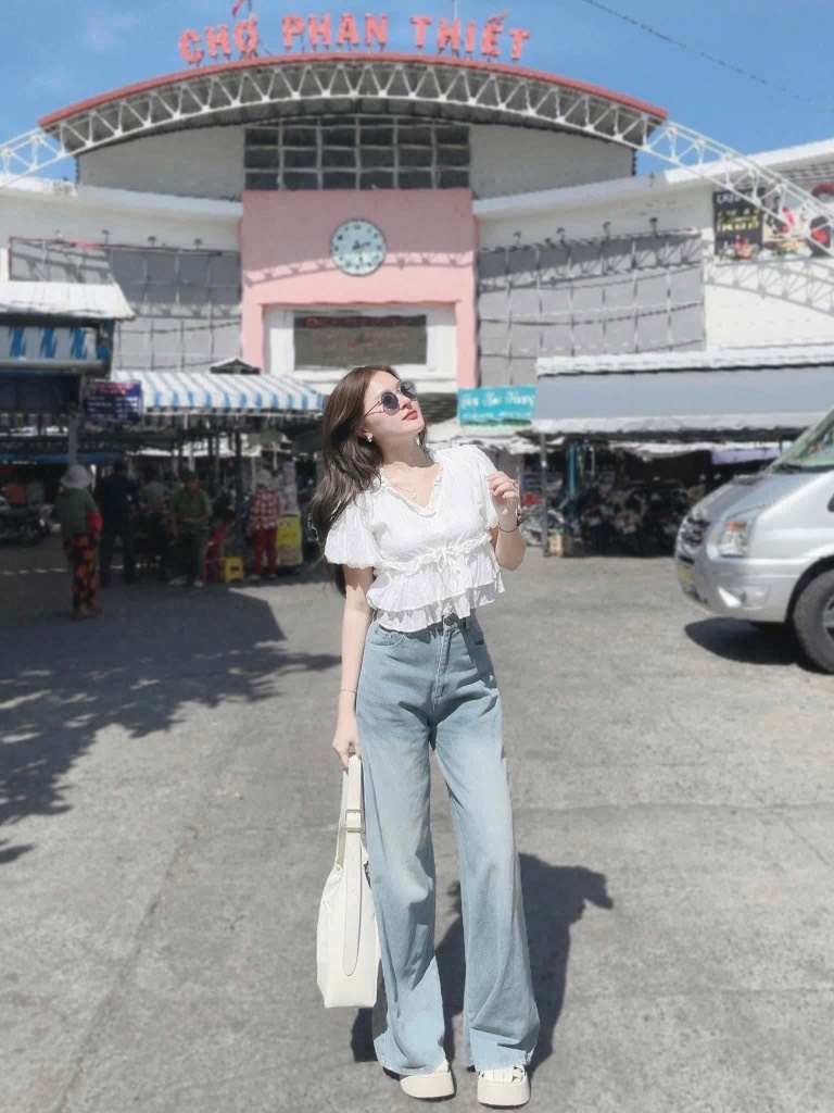 Set áo xô thêu Babydoll