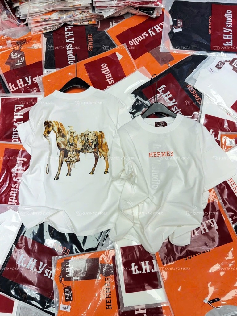 Áo thun ngựa lưng - Form rộng dưới 65kg