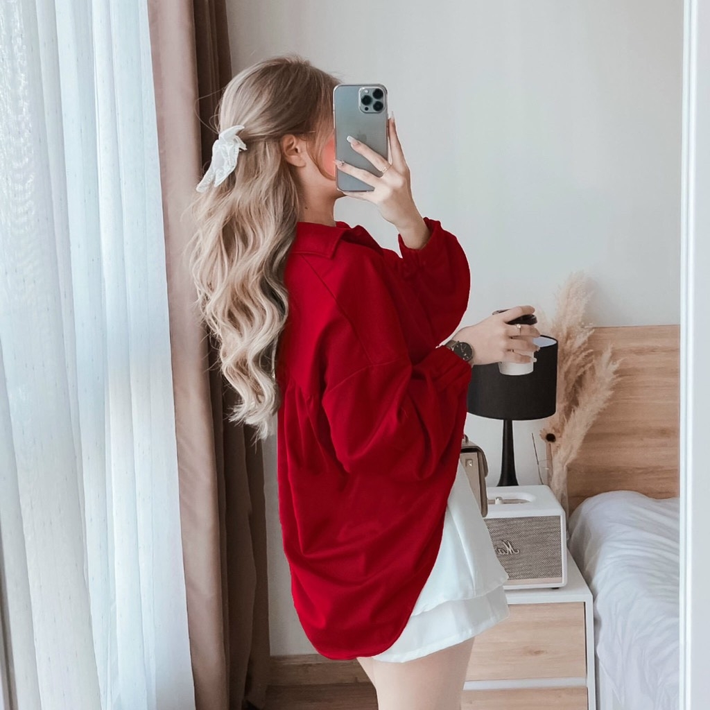 Set sơ mi rút eo kèm cv 3M