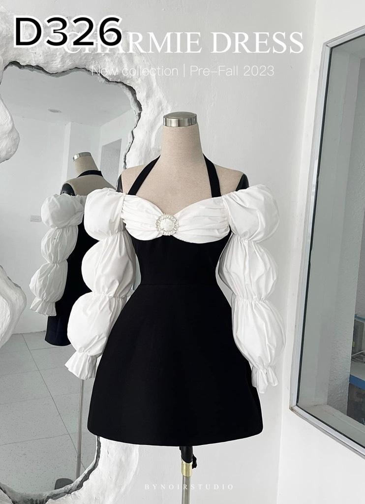 BIGSIZE 55-65kg - Đầm bẹt vai tay dài