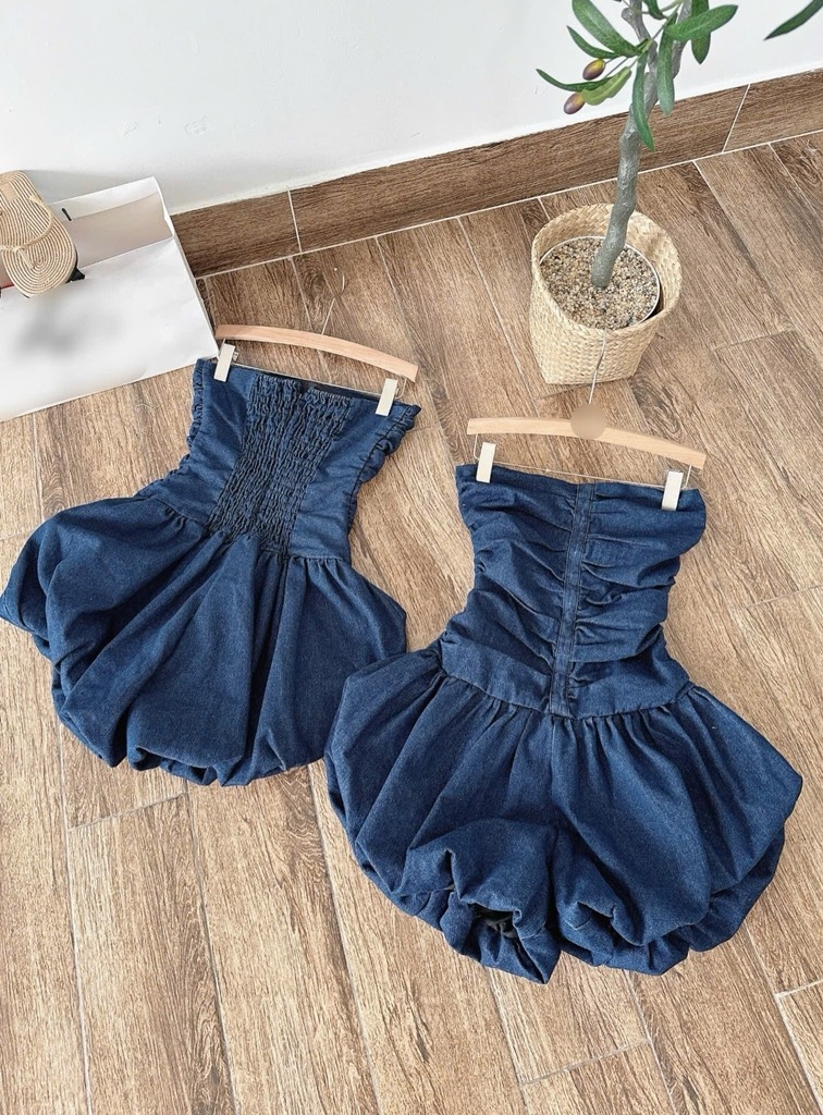 Jum jean cúp ngực thân bí