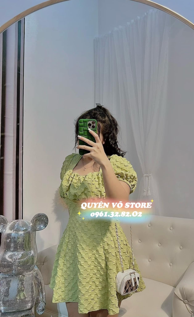 BIGSIZE 55-65kg - Đầm cổ vuông