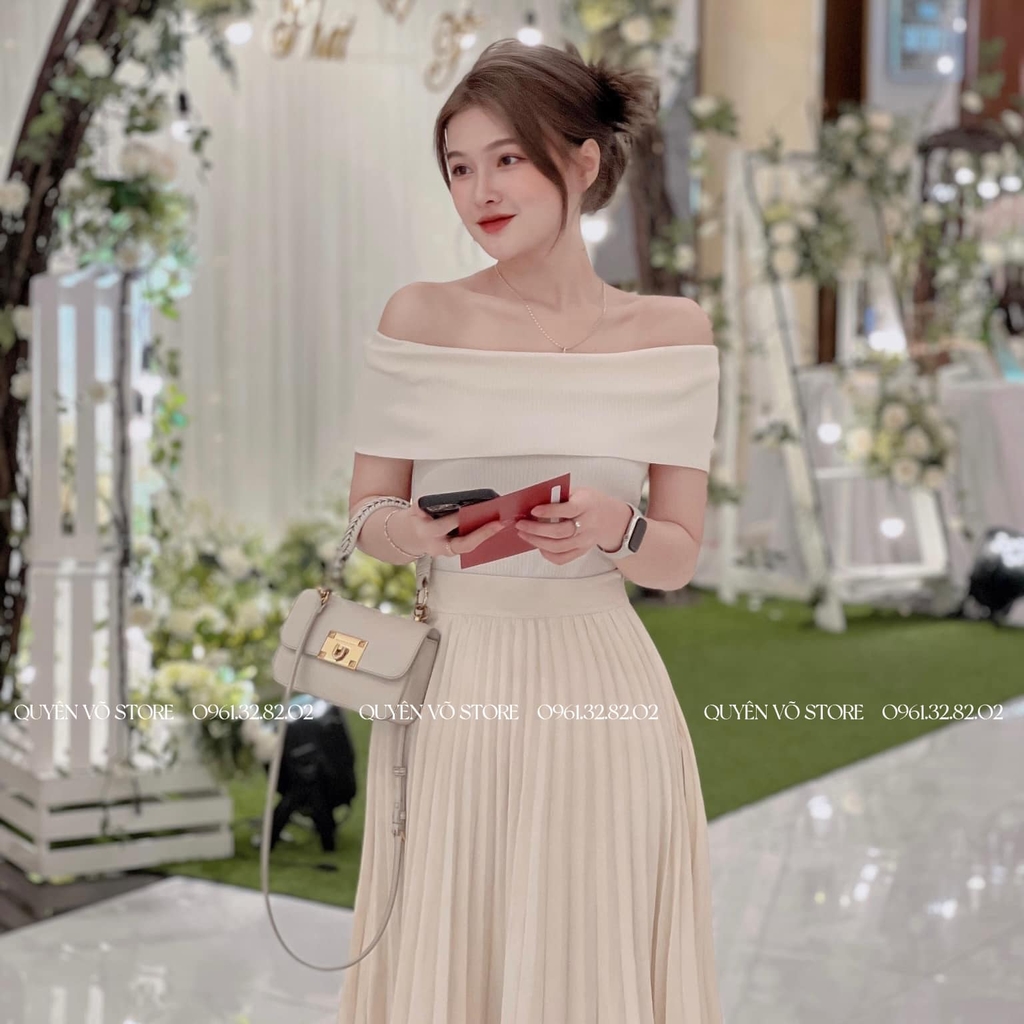 Set chân váy dập li