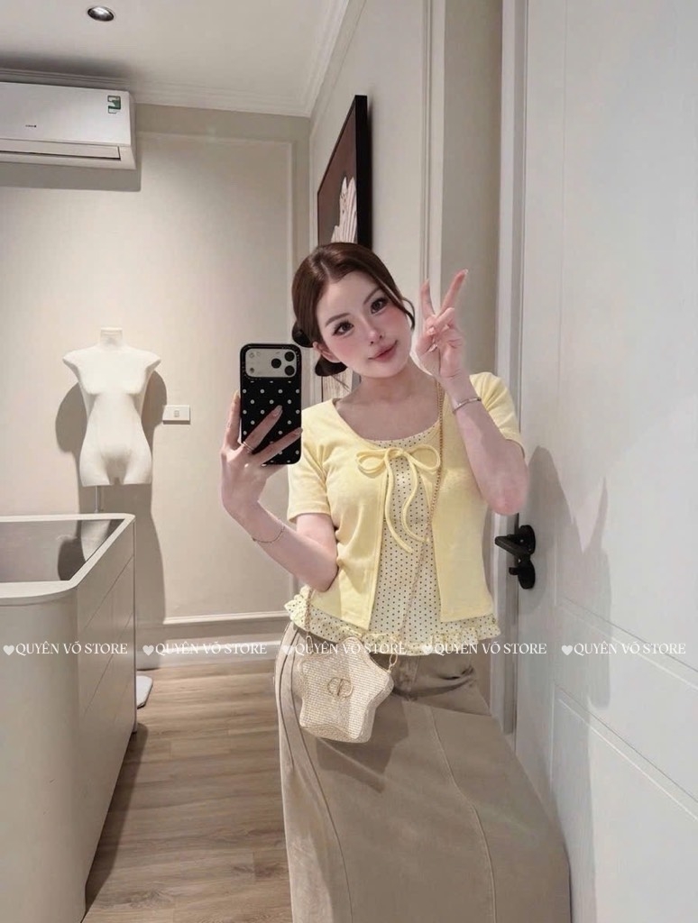 Áo thun kèm khoác set 2