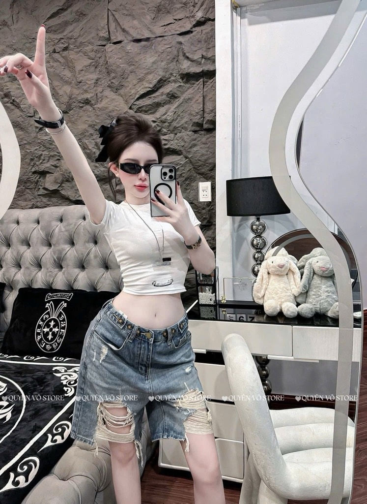 QJ 4034 Quần jean ngố