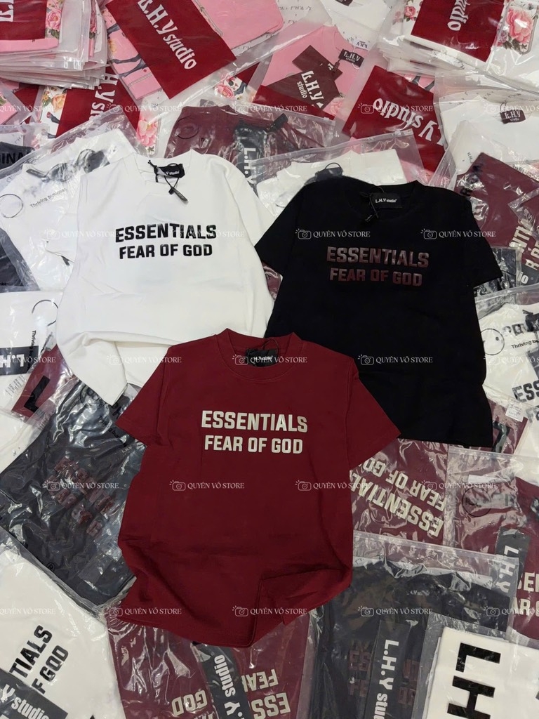 Áo thun essen 3 màu - Form vừa 45-55kg