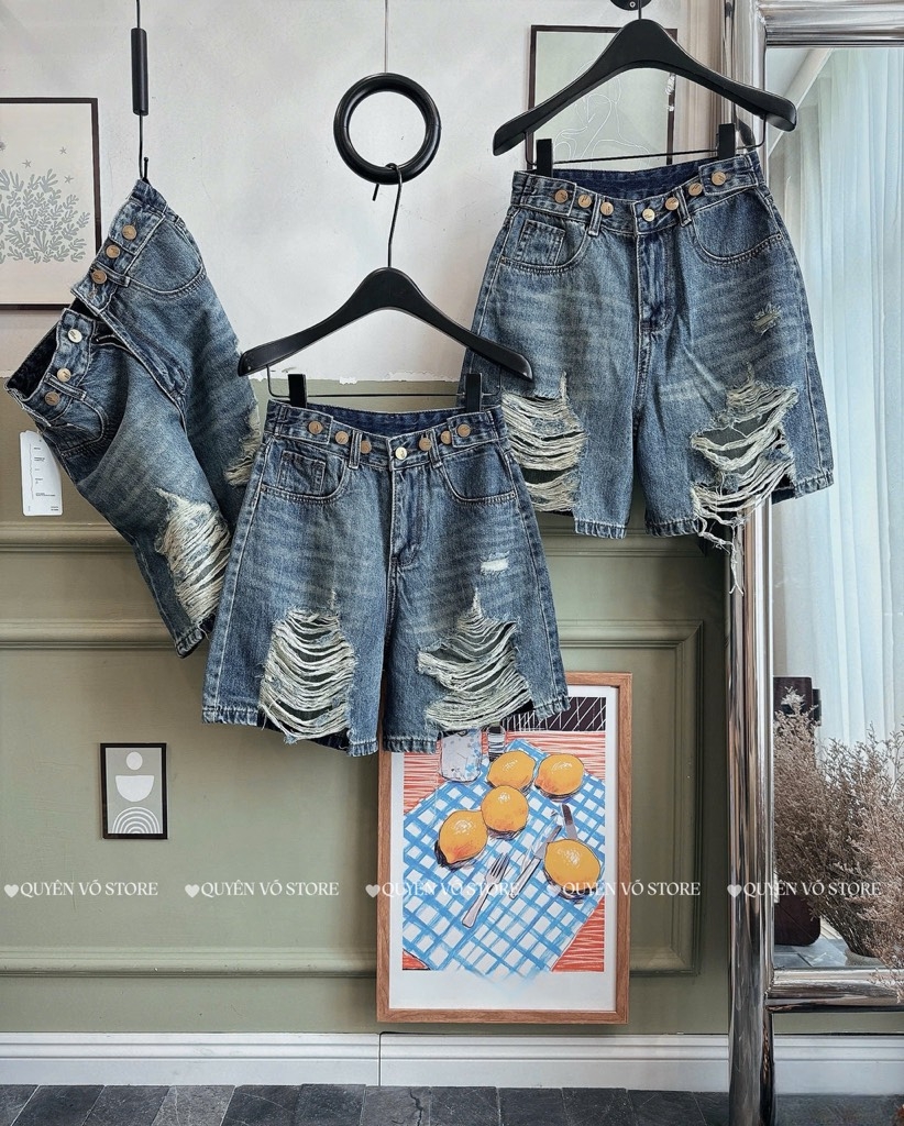 QJ 4034 Quần jean ngố