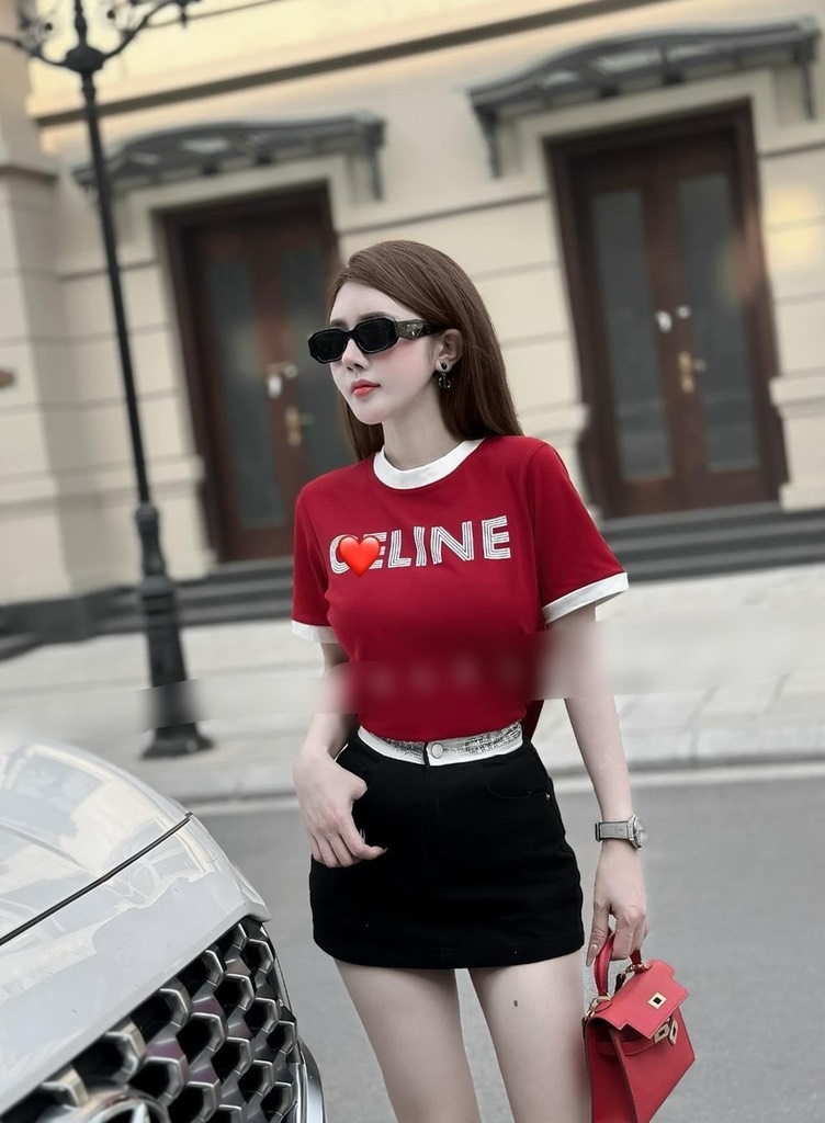 Áo thun Celine đỏ