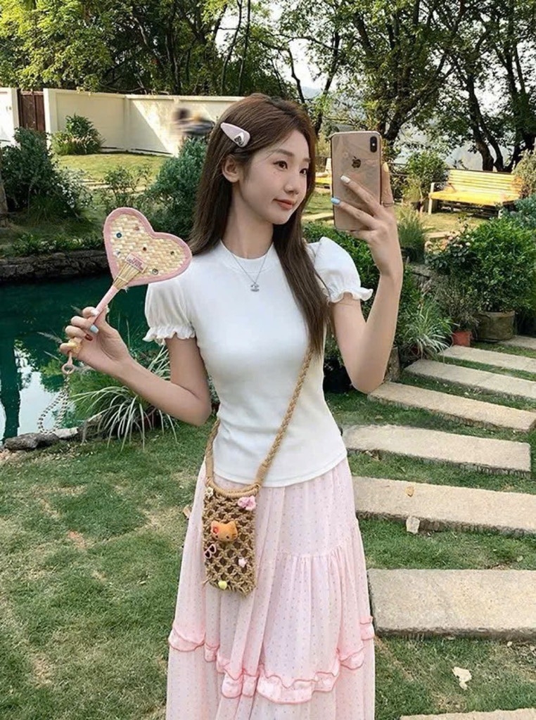 Áo thun tay bồng - 684