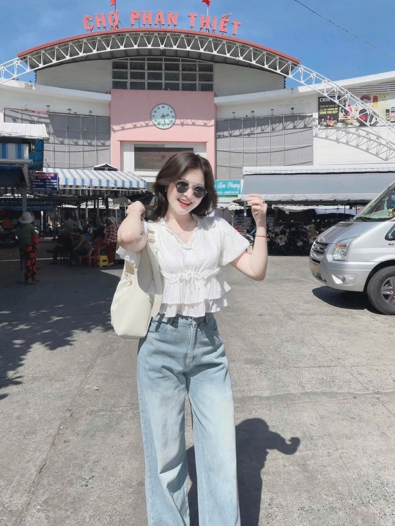 Set áo xô thêu Babydoll