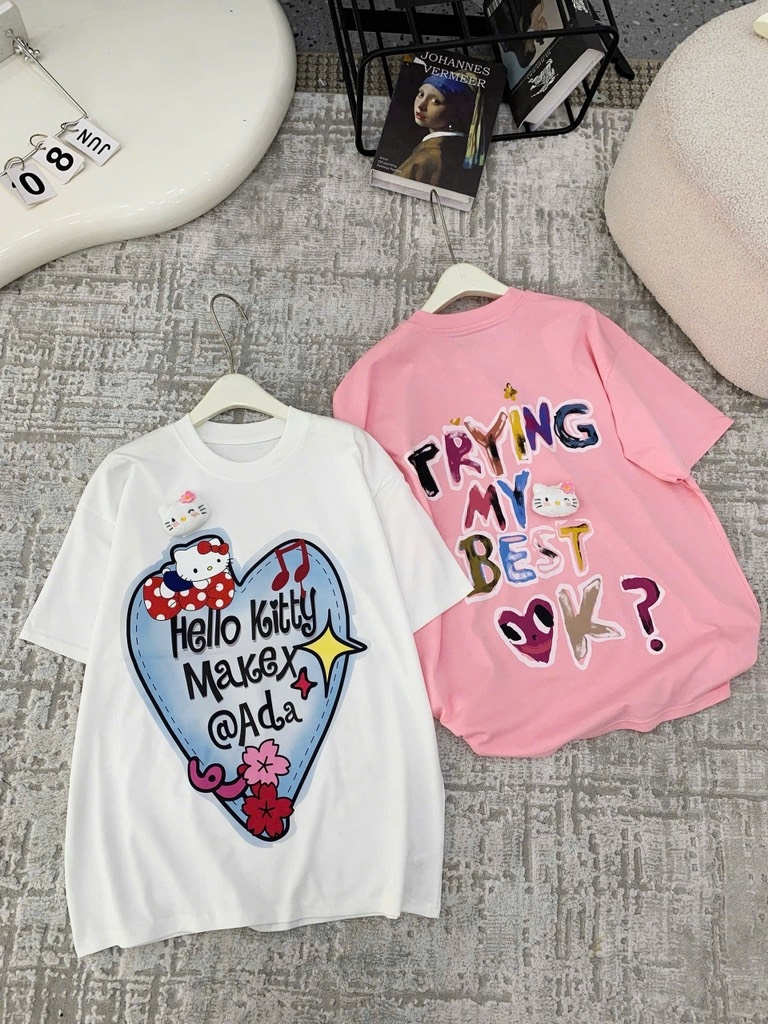 Áo Thun Hello Kitty kèm pk