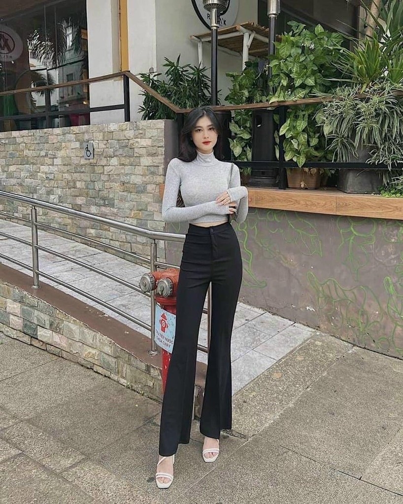 Quần loe tuyết mưa - L XL