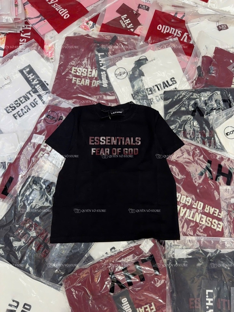 Áo thun essen 3 màu - Form vừa 45-55kg