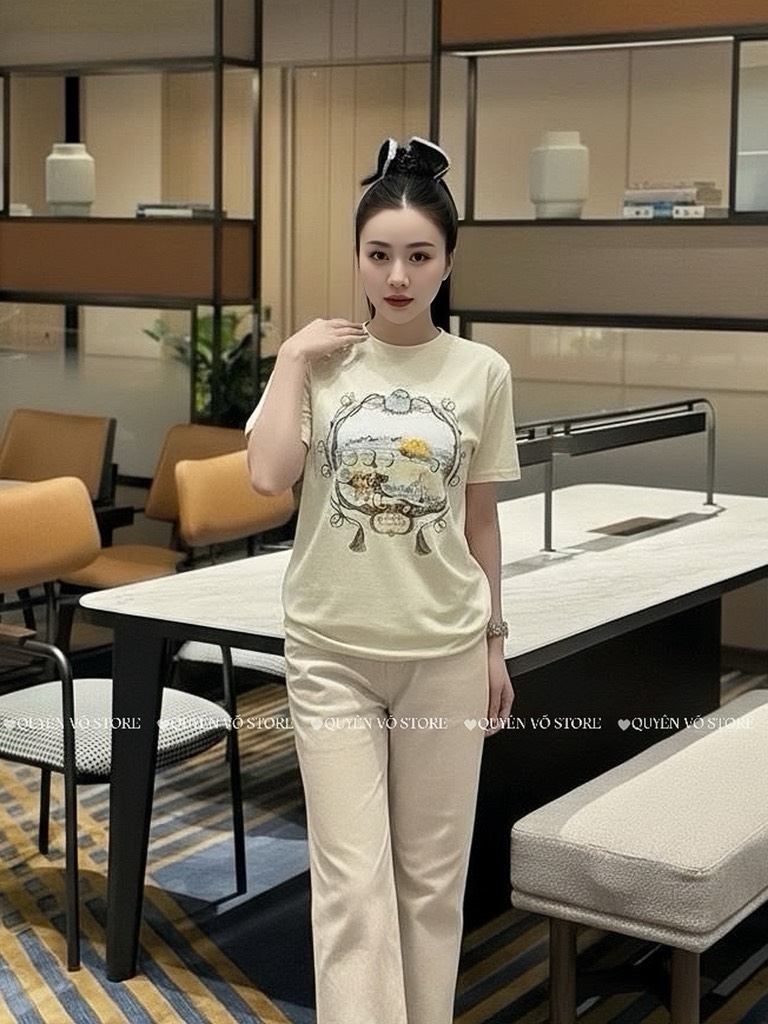 Áo thun Gucci tranh - Form 40-55kg Babytee