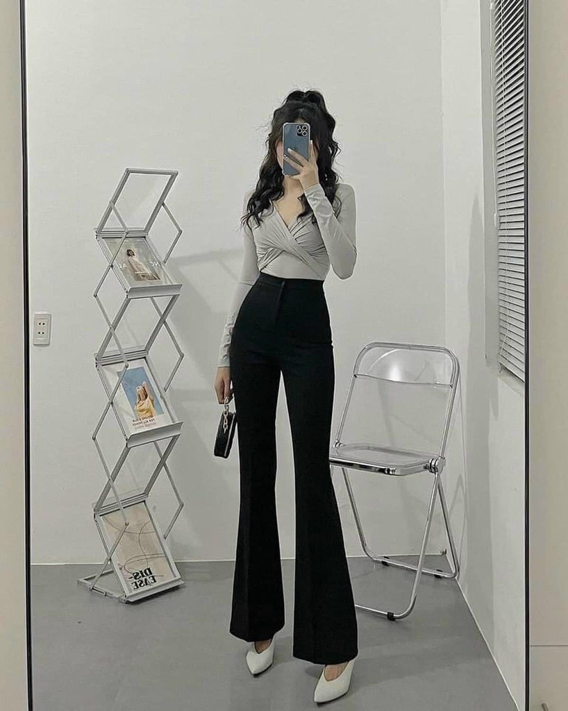 Quần loe tuyết mưa - L XL