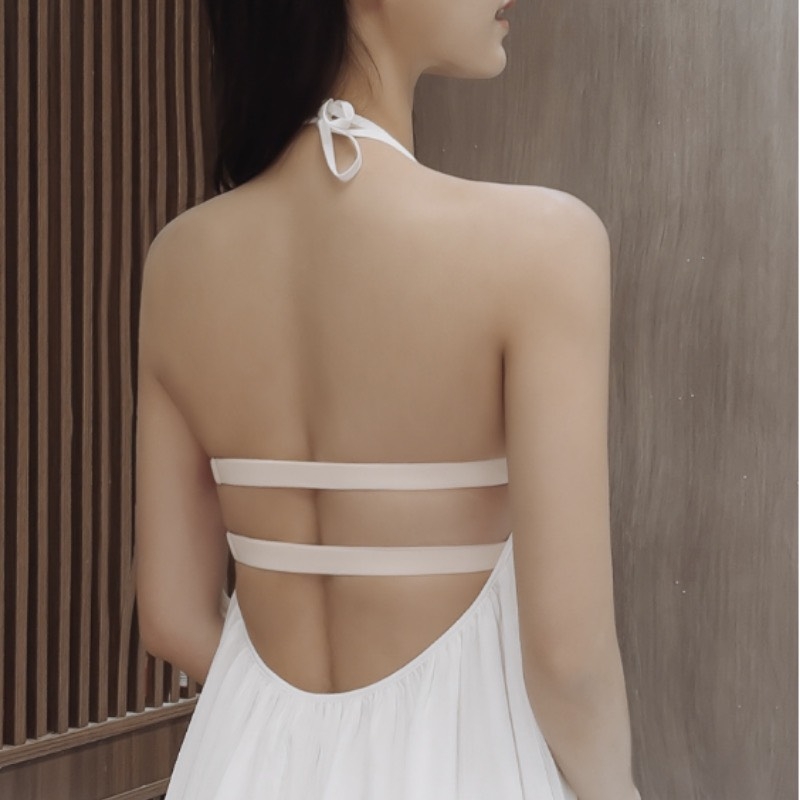 Áo cúp ngực kèm dán 2 bên - M77