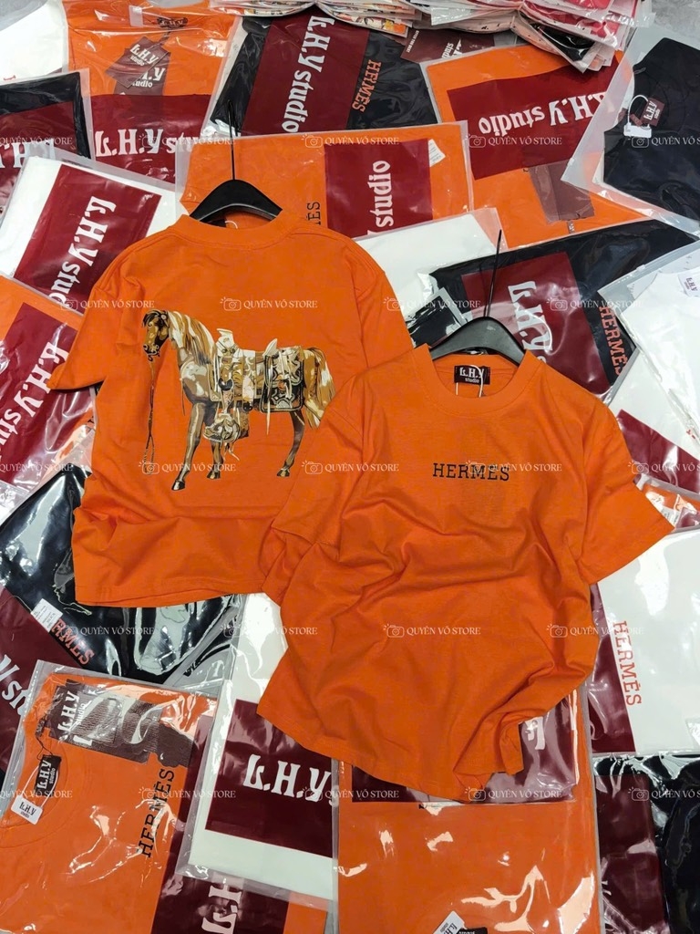 Áo thun ngựa lưng - Form rộng dưới 65kg