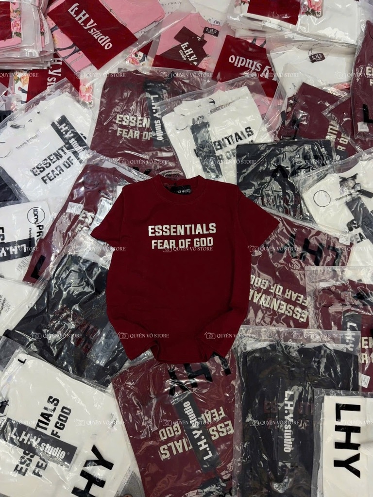 Áo thun essen 3 màu - Form vừa 45-55kg