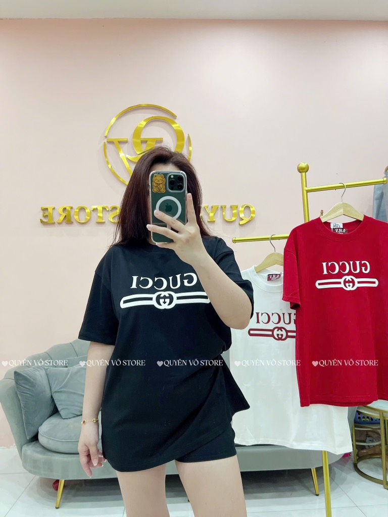 Áo thun Gucci - Form rộng dưới 65kg