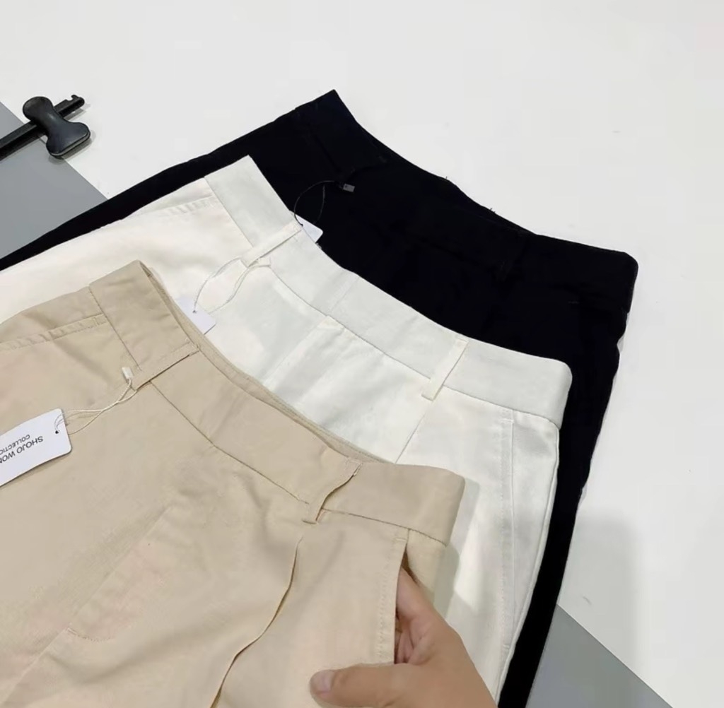 Quần short kaki mềm - Nâu