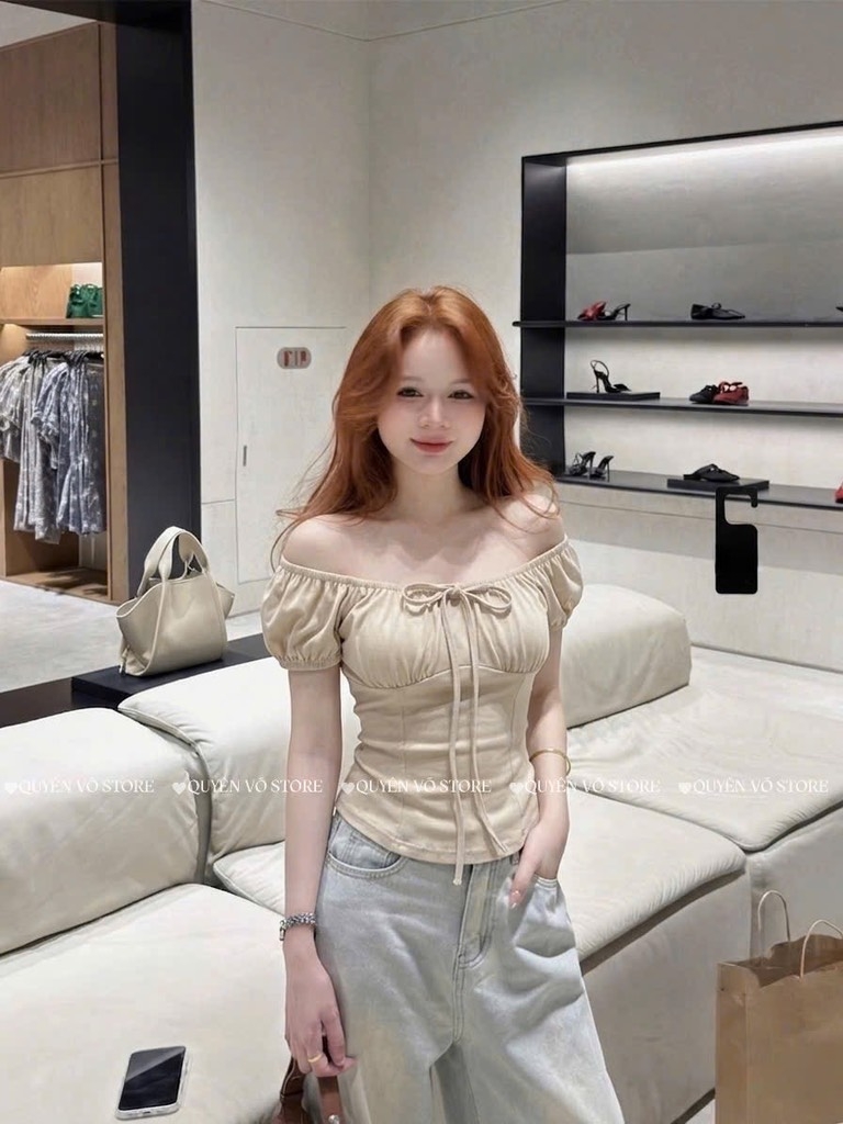 Áo thun cổ u chun trơn