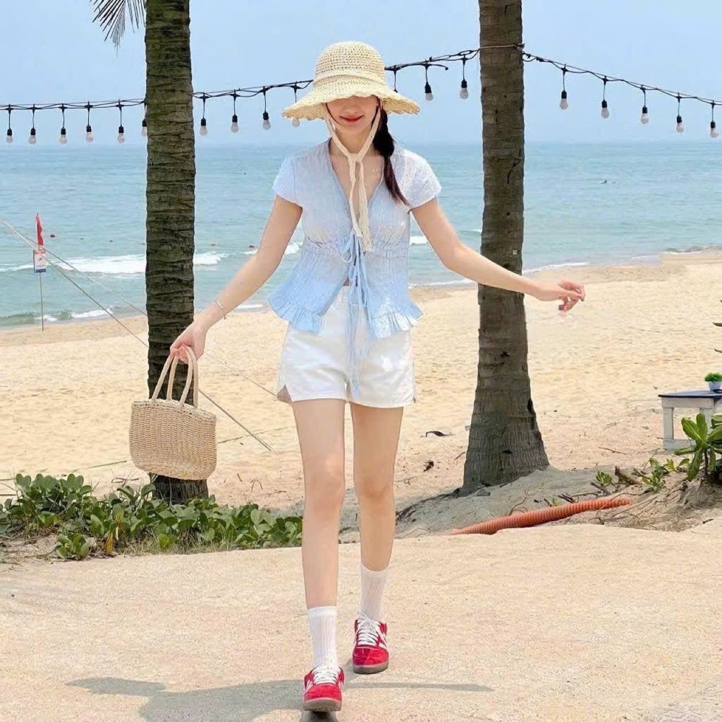 Áo thô boi cổ V - 609