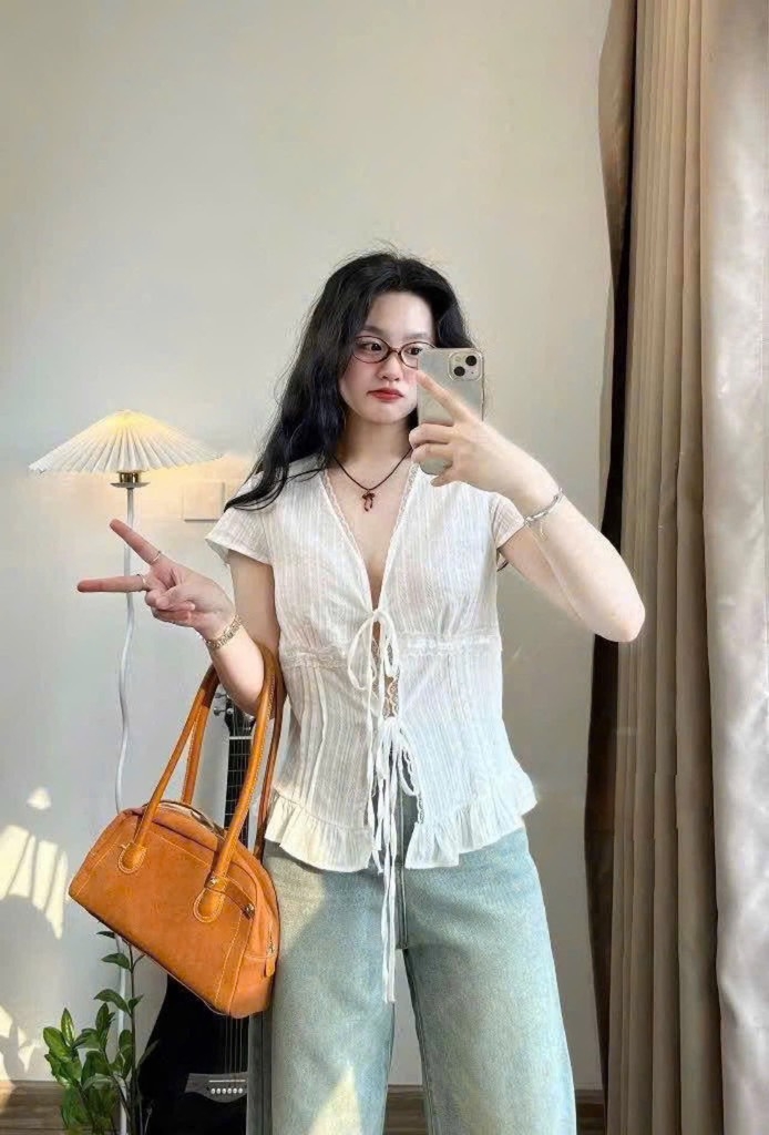 Áo thô boi cổ V - 609