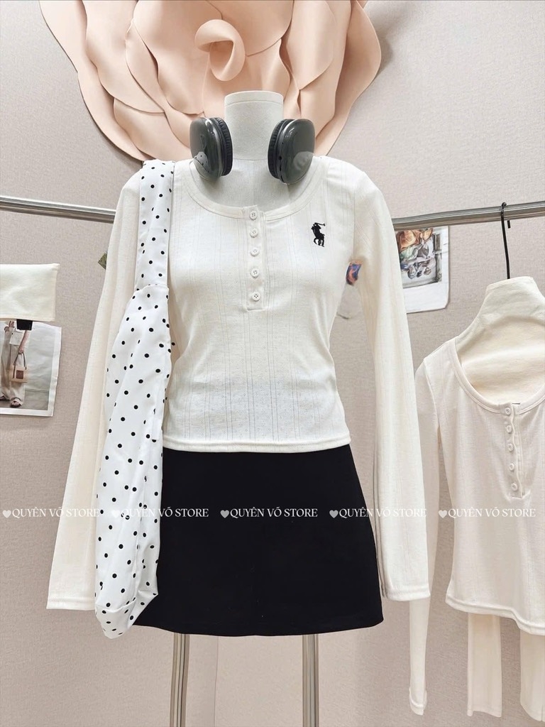 Áo thun tay dài ngựa polo