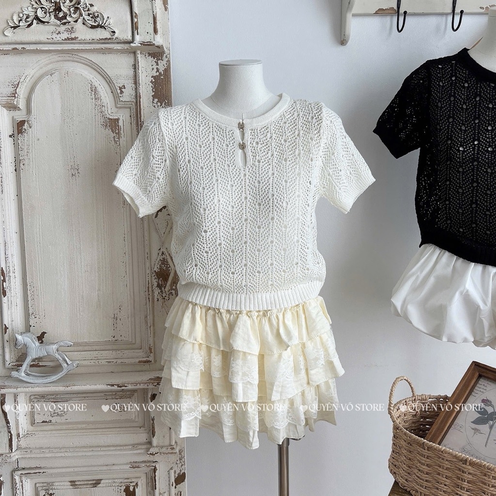 Áo MTG Chanel lưới