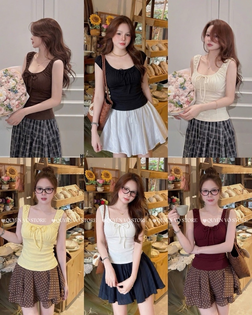 Áo thun 2 dây bản