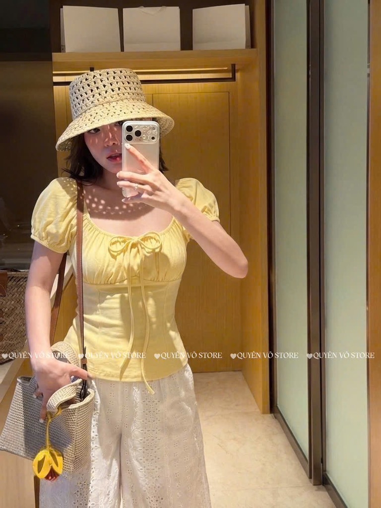 Áo thun cổ u chun trơn