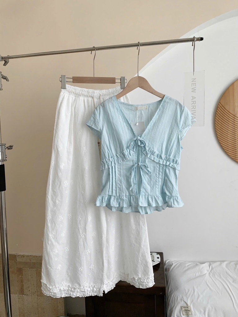 Áo thô boi cổ V - 609