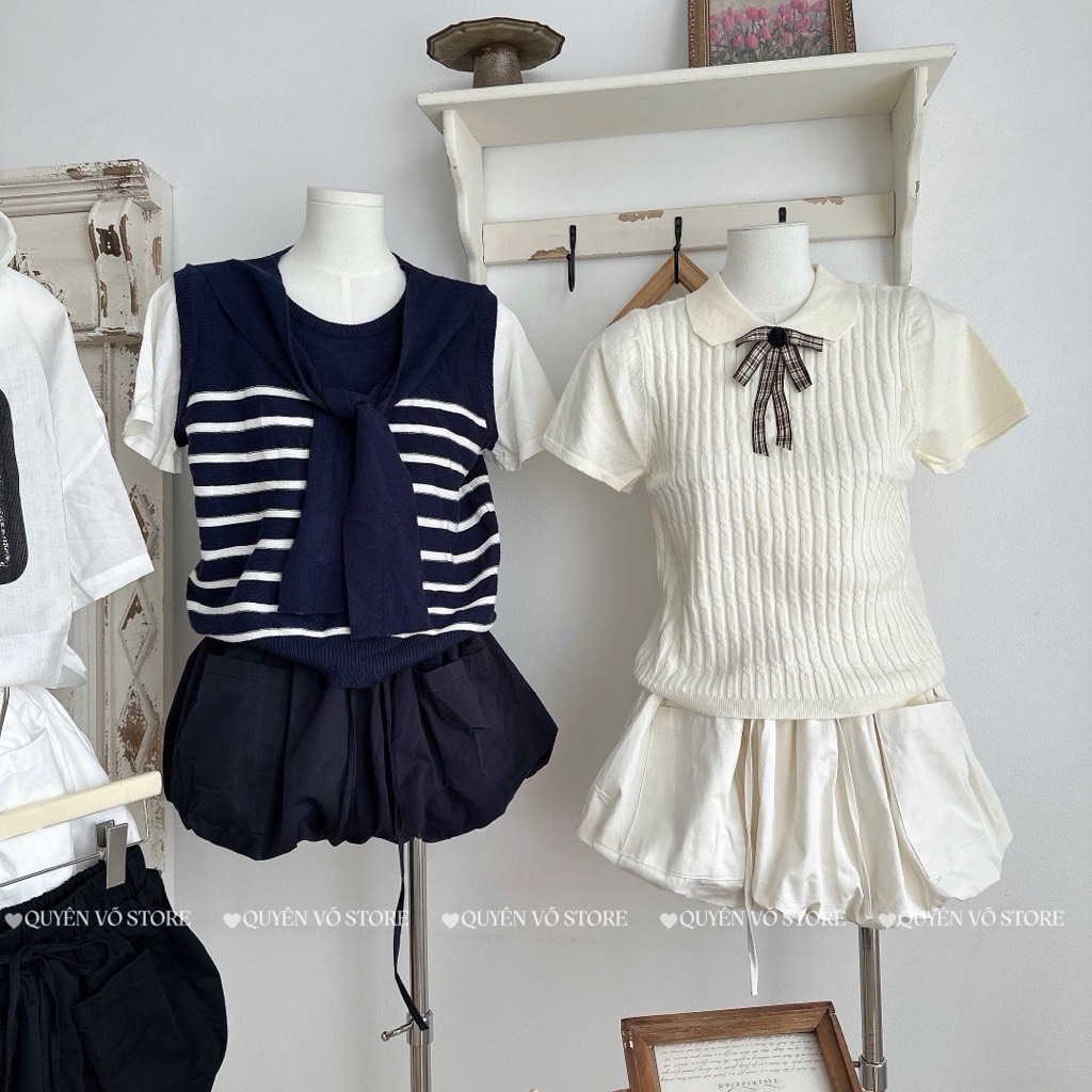 Chân váy bồng - Đen