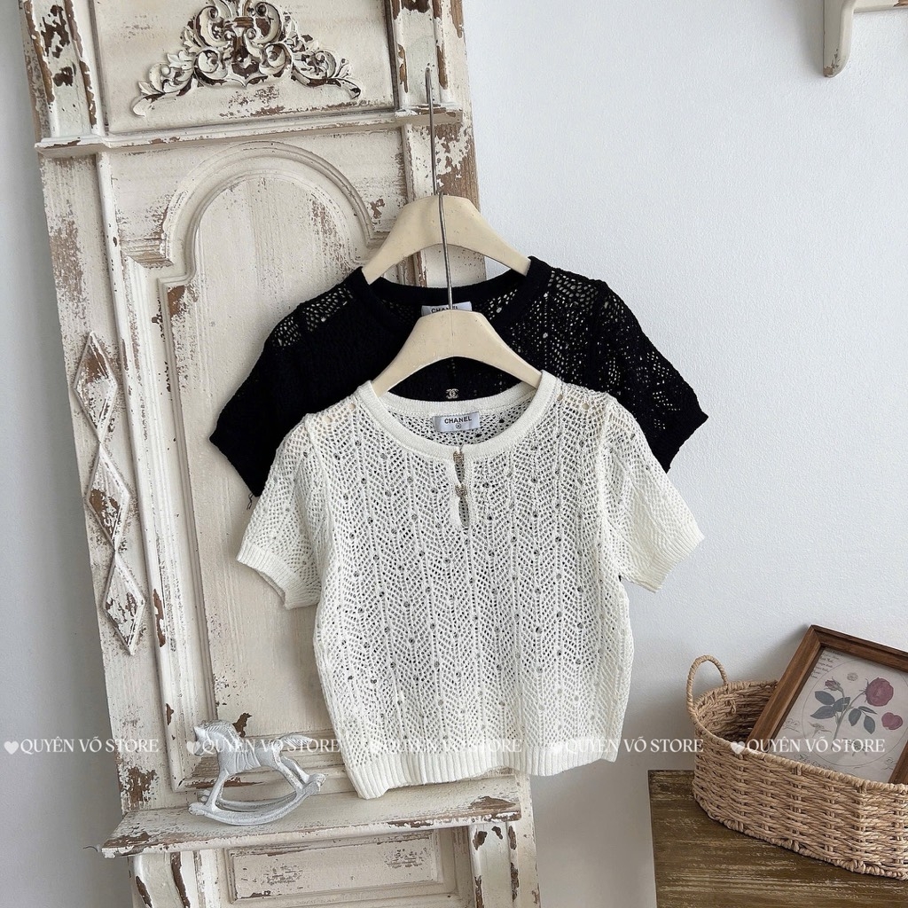 Áo MTG Chanel lưới