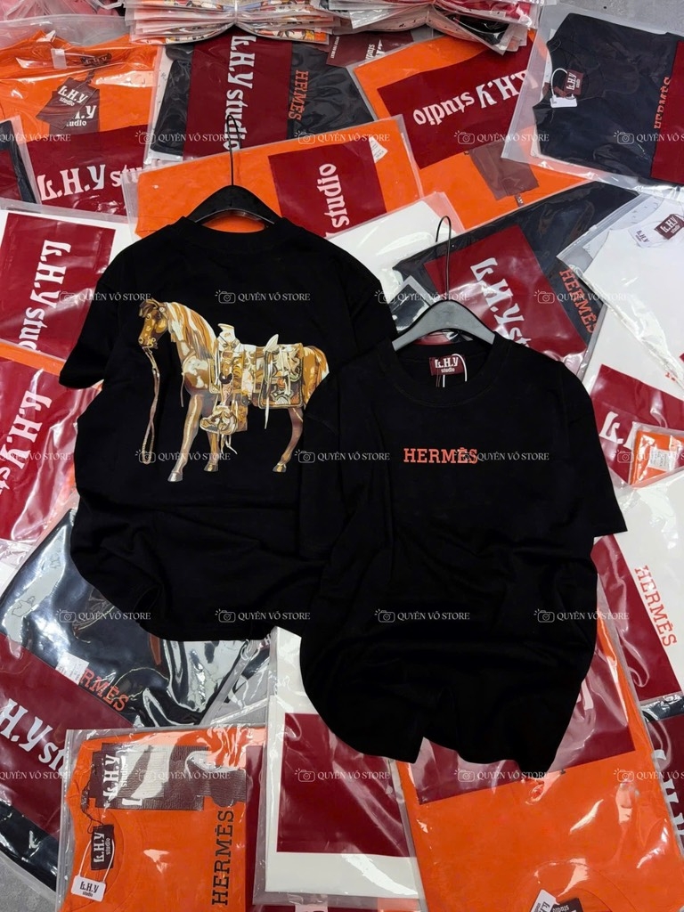 Áo thun ngựa lưng - Form rộng dưới 65kg