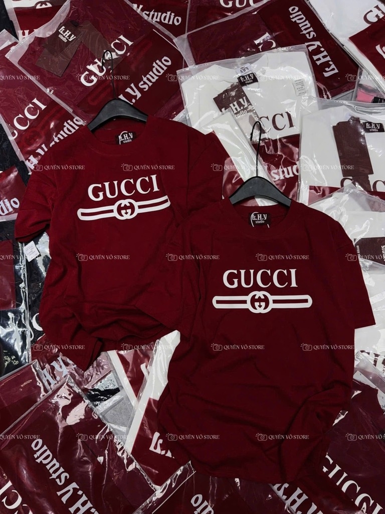 Áo thun Gucci - Form rộng dưới 65kg