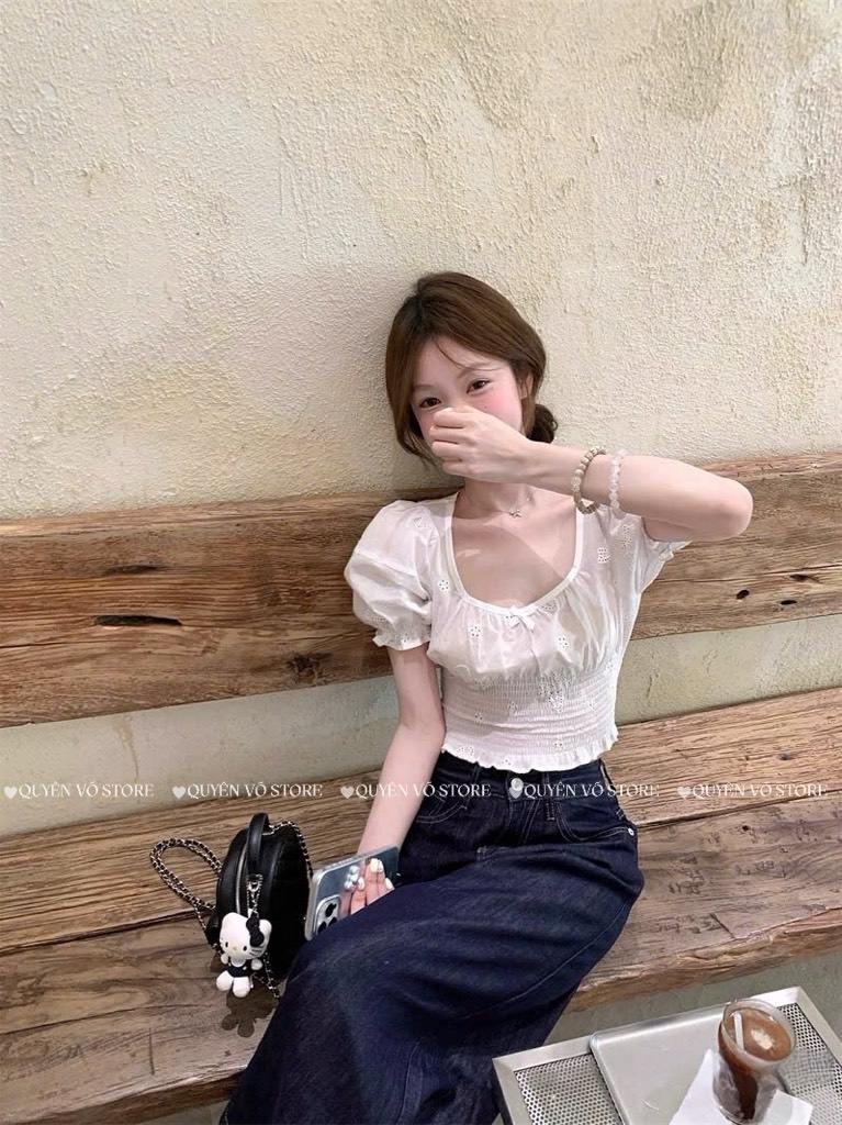 Áo thô boi hoa chun