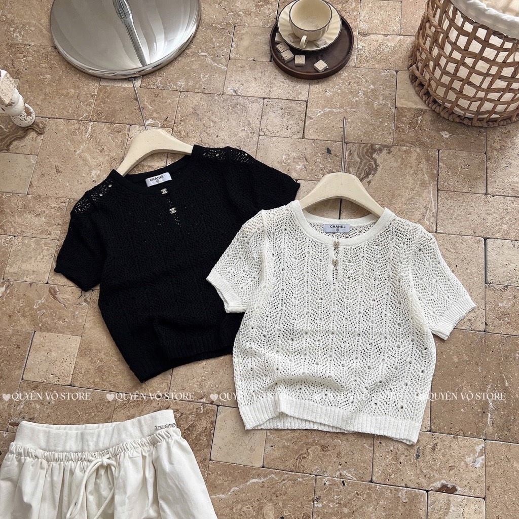 Áo MTG Chanel lưới