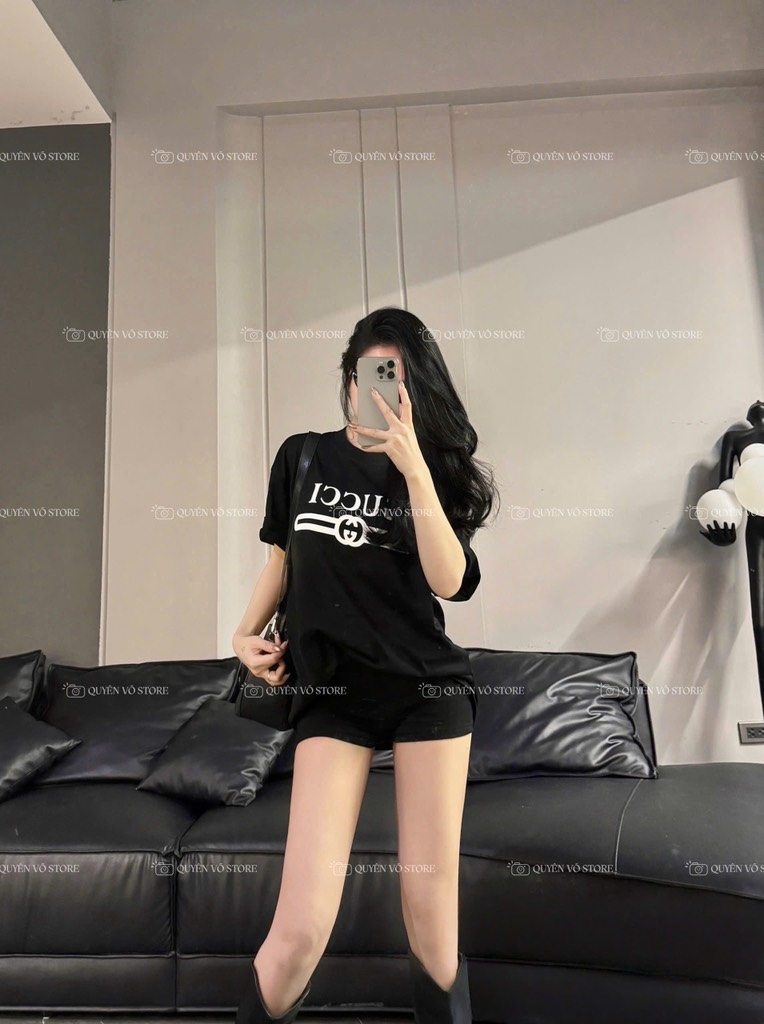 Áo thun Gucci - Form rộng dưới 65kg