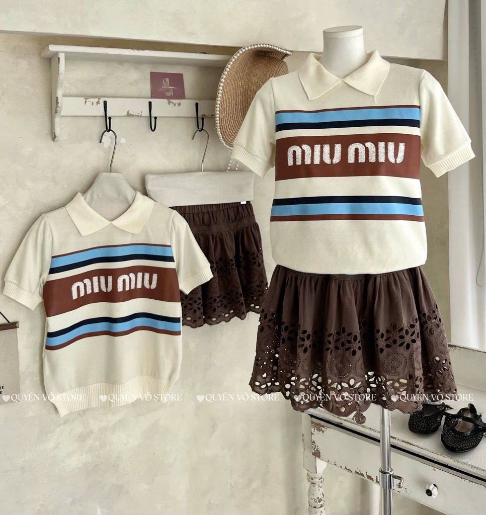 Set bộ Miumiu nâu - 5107