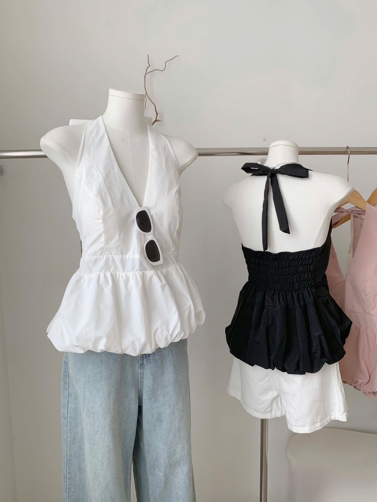 Áo yếm xẻ sâu ngực susu - 823