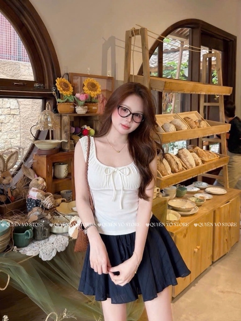 Áo thun 2 dây bản