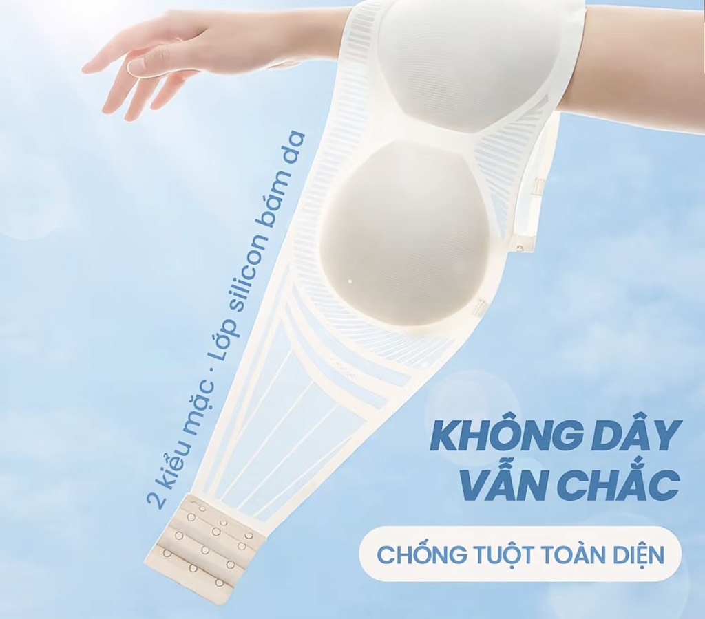 Áo cúp nâng ngực chống tuột